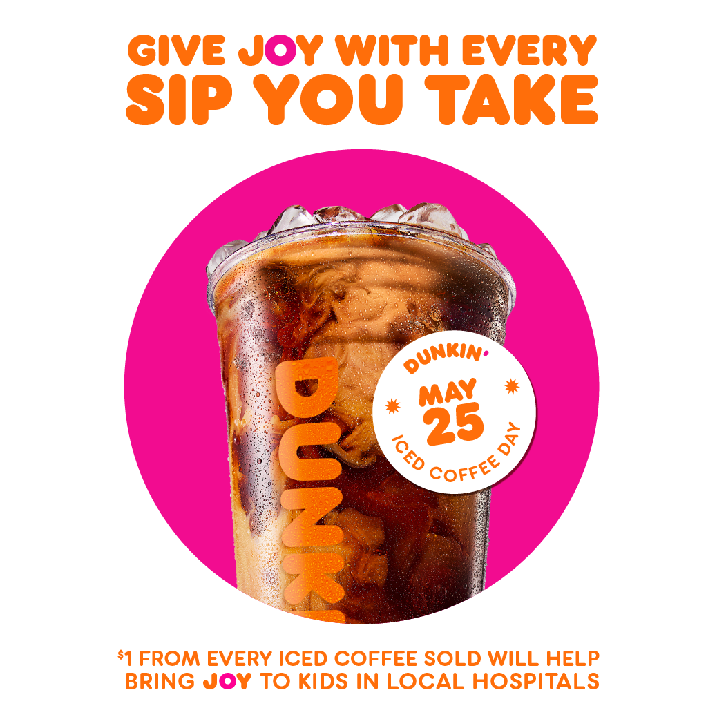 Donate with a Cup of Joy During Dunkin’ Iced Coffee Day Phoenix