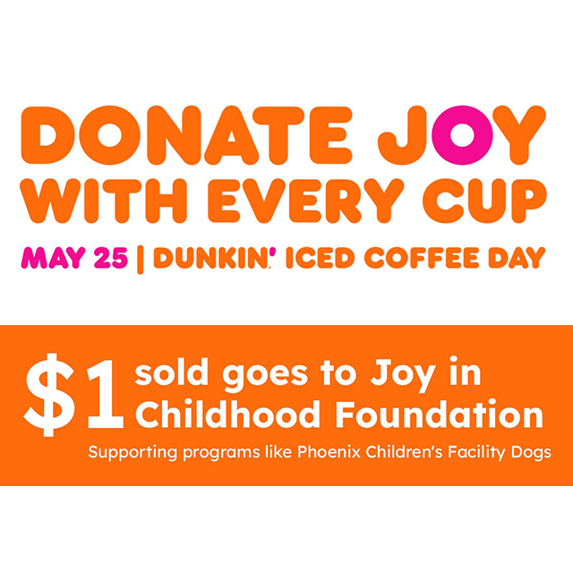 Donate Joy with Every Cup: Dunkin' Iced Coffee Day Returns on May 23