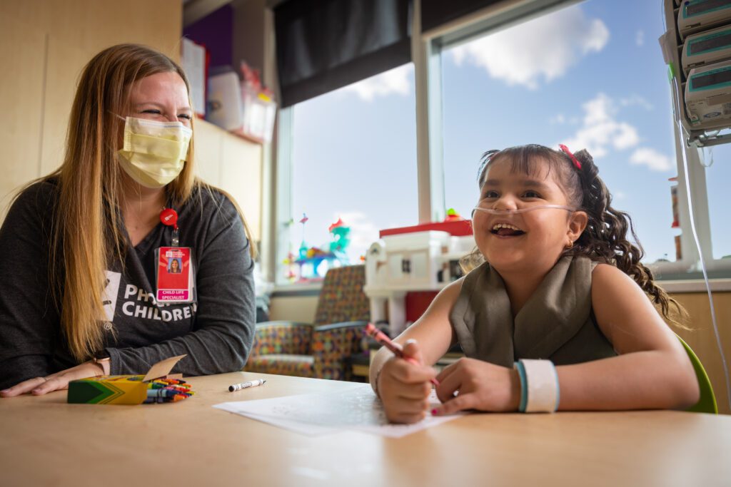 Child Life at Phoenix Children's is essential to family-centered care.