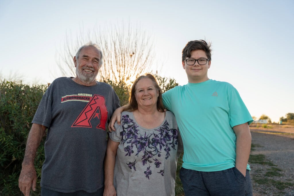 Phoenix Children's patient Dalton with his family.